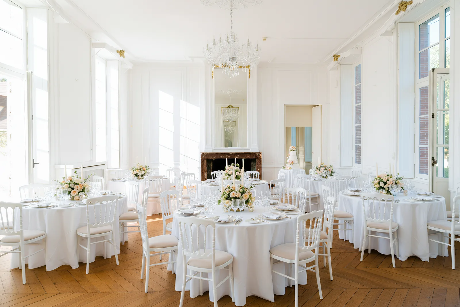 Le Grand Salon central - salon du milieu, salle de réception principale du Domaine de l'Ardoise